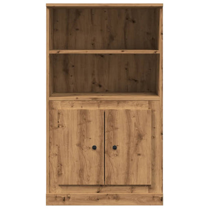 Highboard Artisan-Eiche 60x35,5x103,5 cm Holzwerkstoff