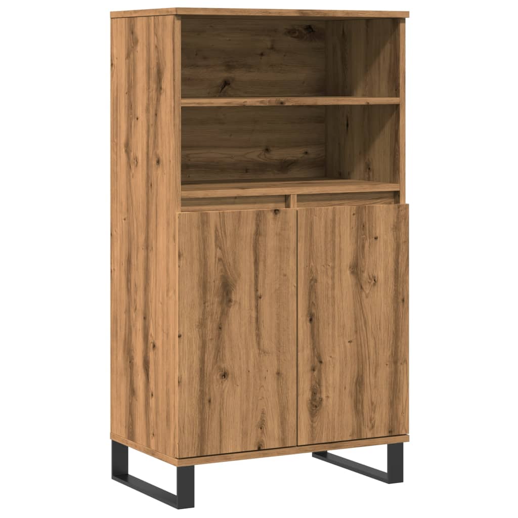 Highboard Artisan-Eiche 60x36x110 cm Holzwerkstoff