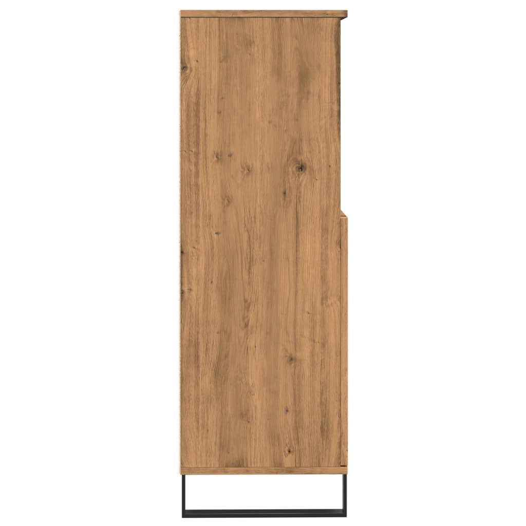 Highboard Artisan-Eiche 60x36x110 cm Holzwerkstoff