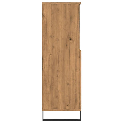 Highboard Artisan-Eiche 60x36x110 cm Holzwerkstoff