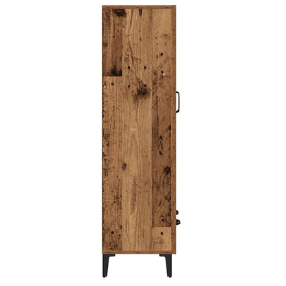 Highboard Altholz-Optik 70x31x115 cm Holzwerkstoff